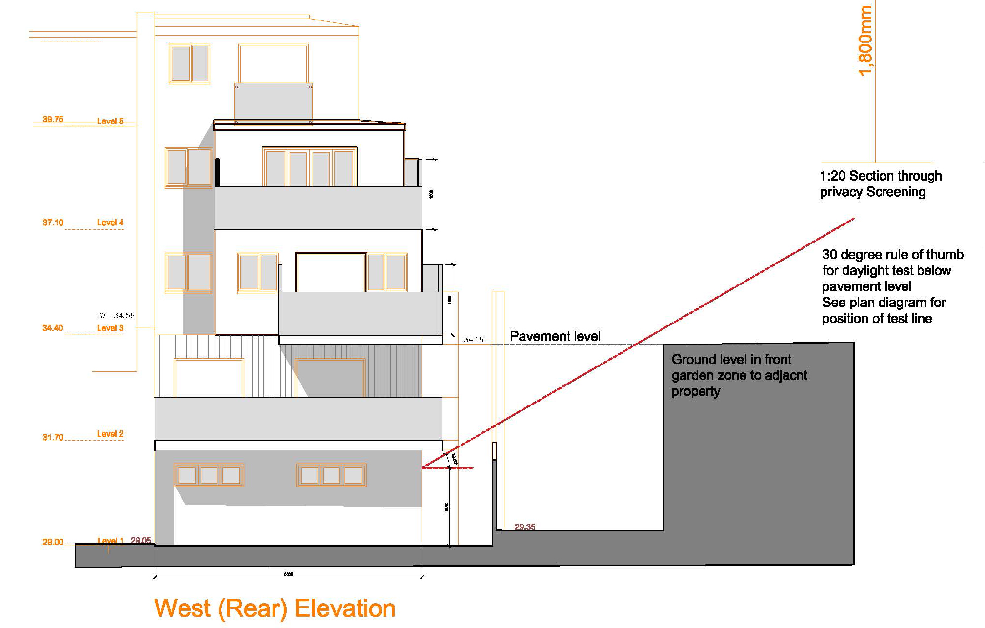 Lot: 32 - LAND WITH PLANNING FOR FOUR FLATS -